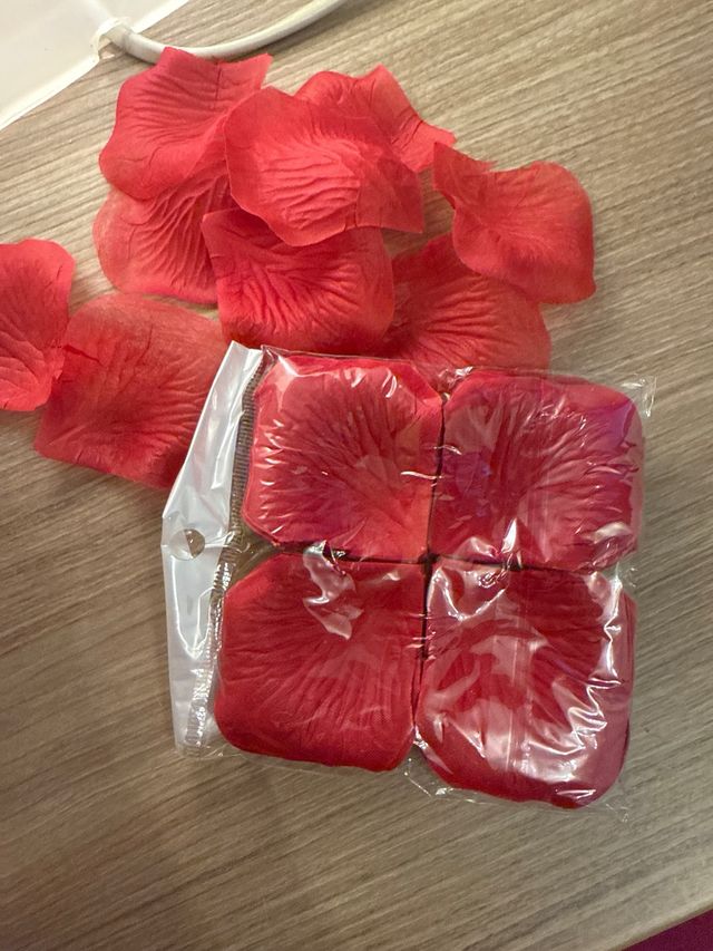 1000 Petalos rosa artificial para decoración bodas