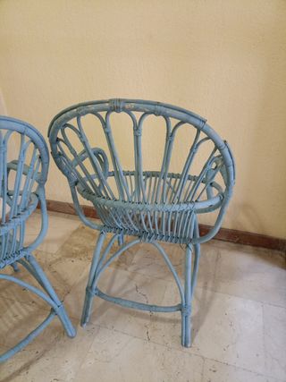 Sillas mimbre