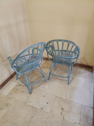 Sillas mimbre