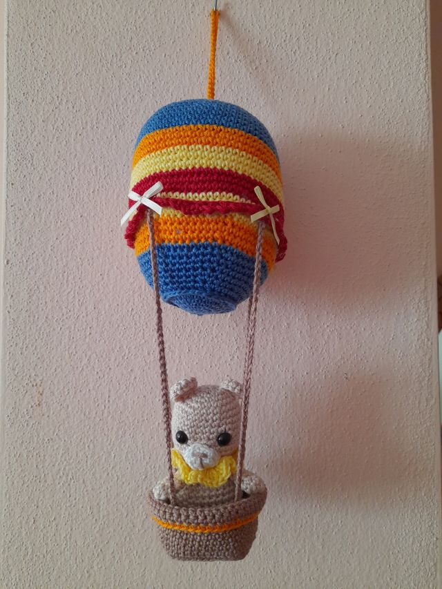 Mongolfiera con orsetto