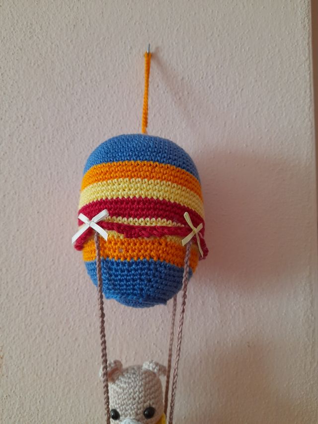 Mongolfiera con orsetto