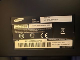 Monitor Samsung 19”