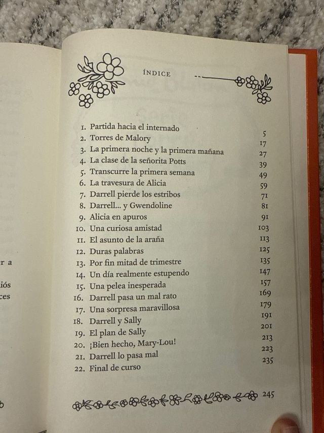 Torres de Malory: Primer curso