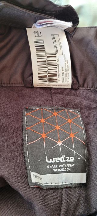 Pantalón nieve decathlon talla 14