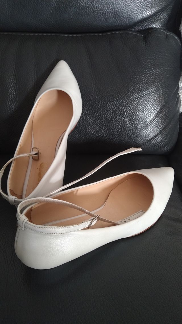 Scarpe da donna per cerimonia sposa.