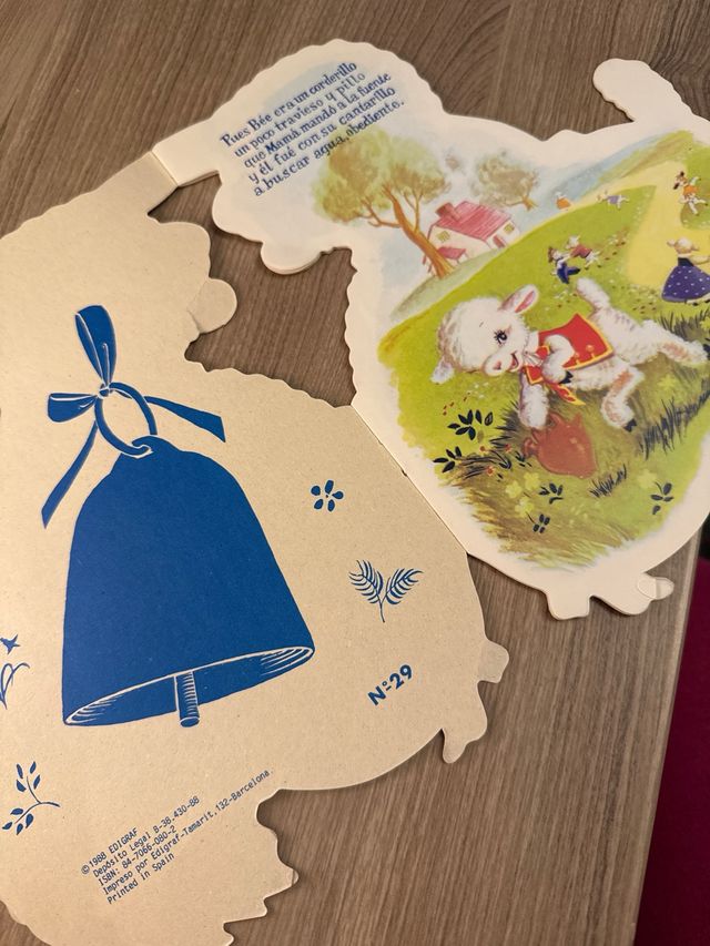 Cuento coleccionismo BEE el corderito travieso