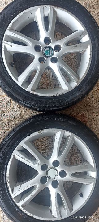 5 Llantas aluminio perfil bajo