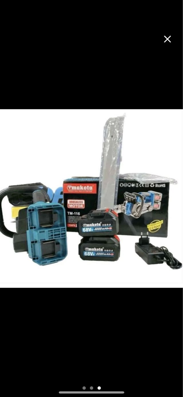 Motosega super potente a doppia batteria 169