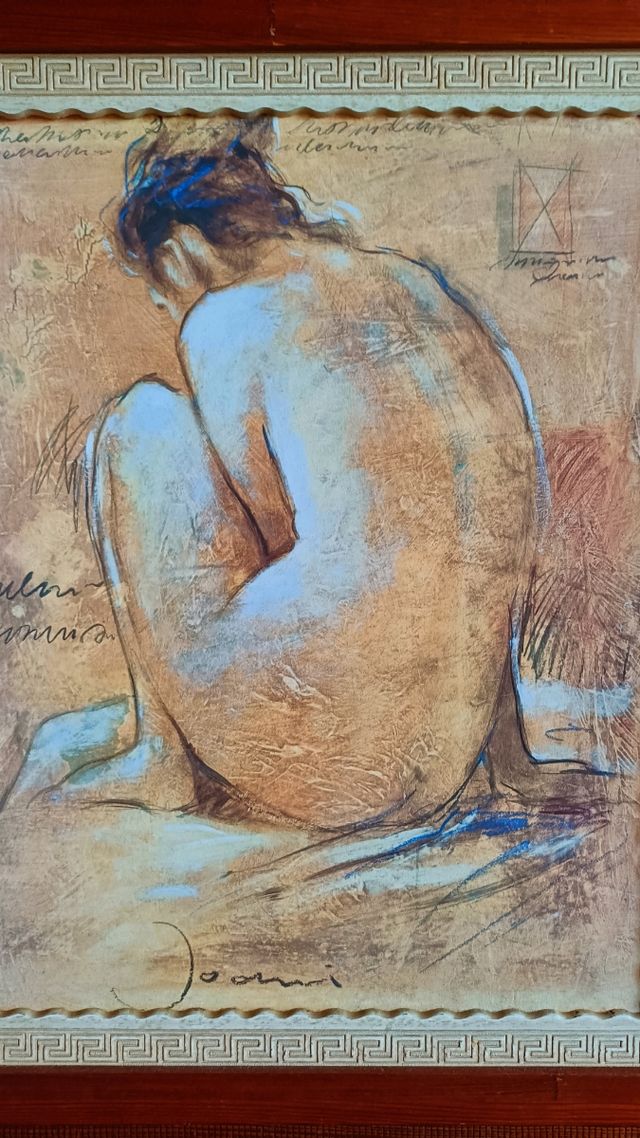 Pareja de cuadros desnudo masculino y femenino