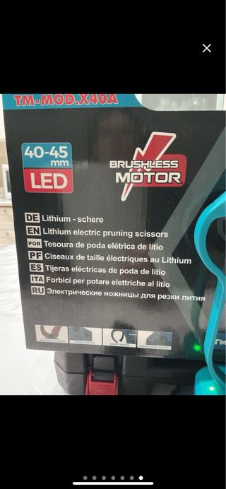 nuova cesoia per potatura 45 mm 68V con display