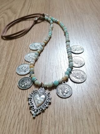 Nuova collana "Boho" in pietra naturale