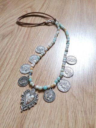 Nuova collana "Boho" in pietra naturale