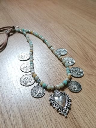 Nuova collana "Boho" in pietra naturale