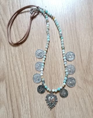 Nuova collana "Boho" in pietra naturale