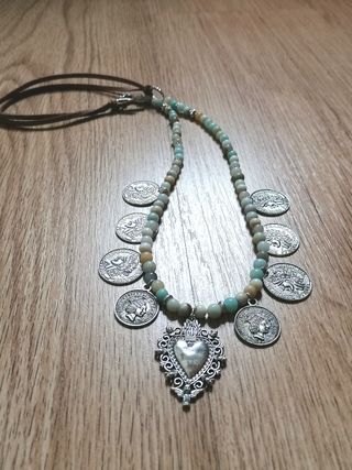 Nuova collana "Boho" in pietra naturale