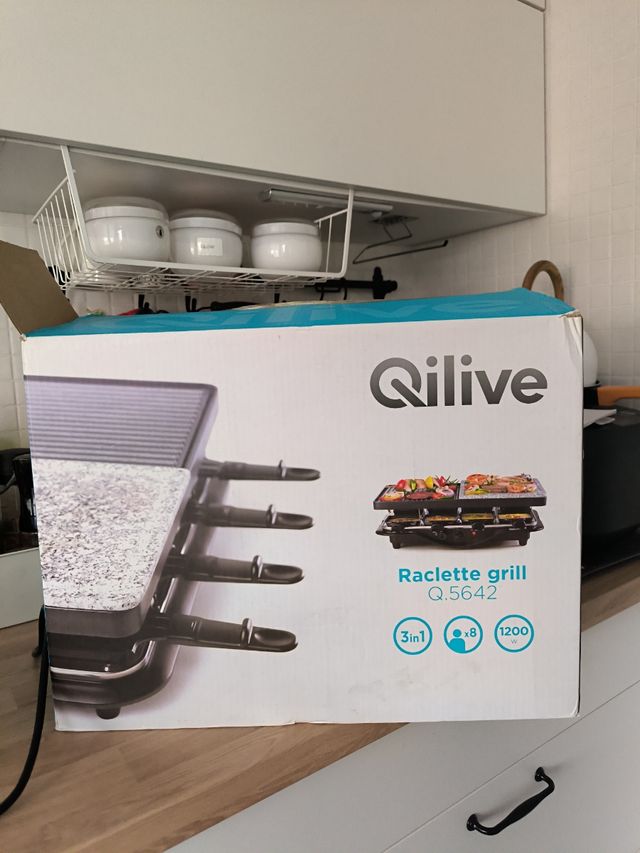 Aparato de reclette 3 en 1