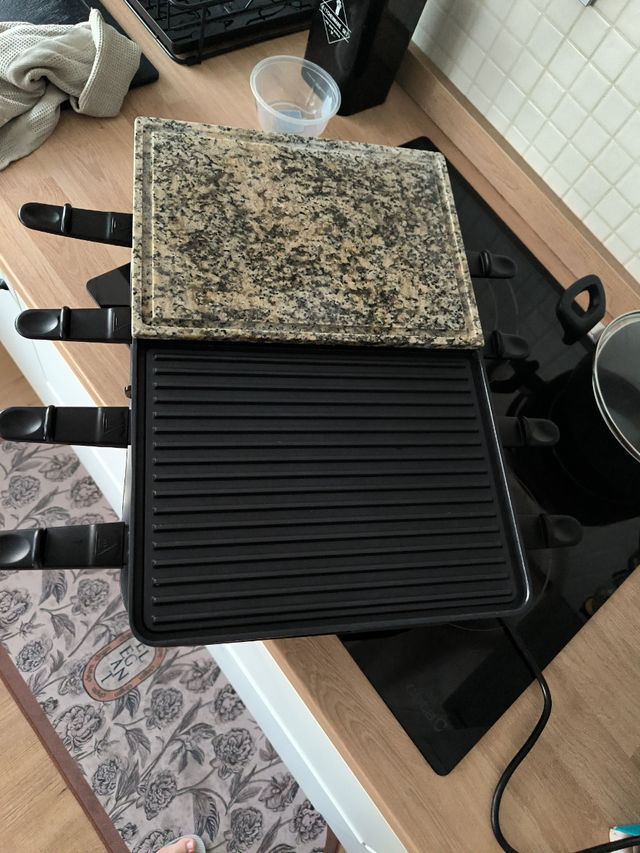 Aparato de reclette 3 en 1