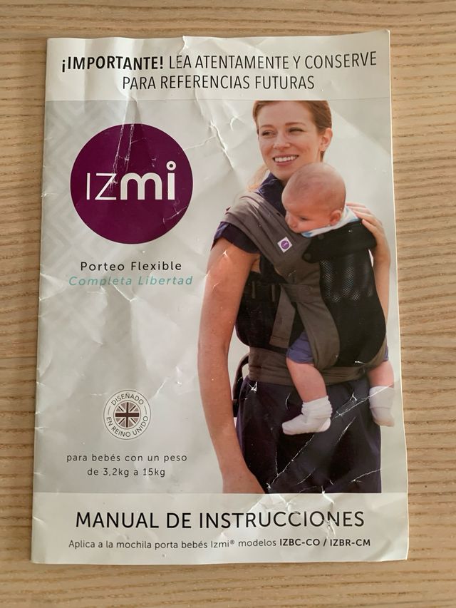 Mochila porteo IZMI de segunda mano por 20 EUR en Valencia en WALLAPOP