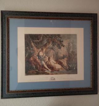 CUADRO LAMINA ANTIGUO