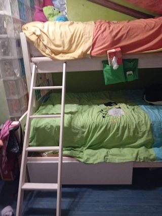 Estructura litera madera cama 1,50 +1,05