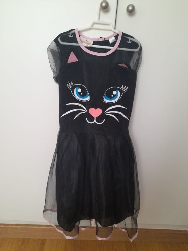 Disfraz gatita niña.Talla 7-10.
