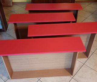 Cassetti contenitori sottoletto in legno - 4pz