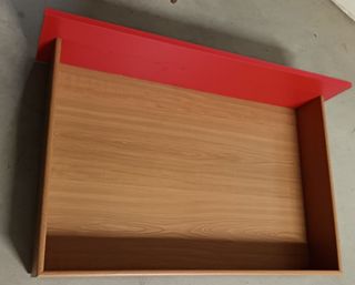 Cassetti contenitori sottoletto in legno - 4pz