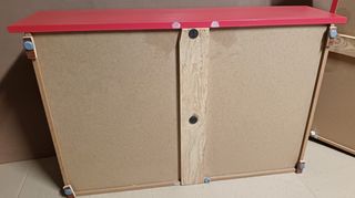 Cassetti contenitori sottoletto in legno - 4pz