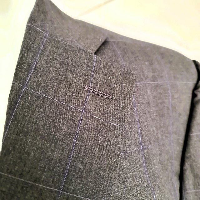 ✅CANALI® TRAJE DE LANA 100% GRIS COMO NUEVO T-52
