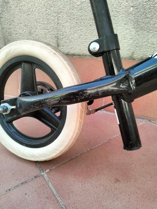 Bicicleta sin pedales.