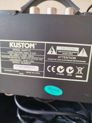 Amplificador kustom DART 10