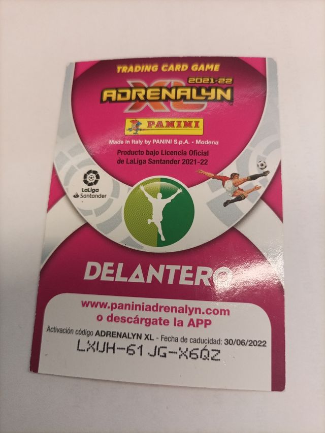 Cromo futbol Adrenalyn momentum