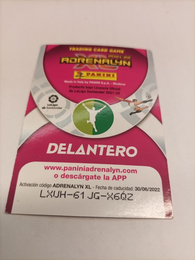 Cromo futbol Adrenalyn momentum