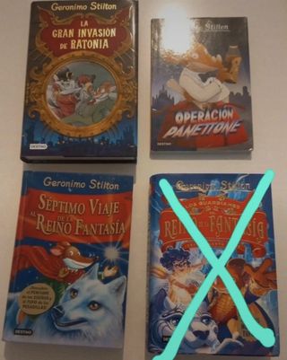 Pack 3 libros Gerónimo Stilton