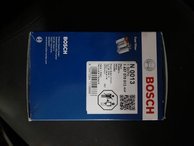 Filtro de combustible bosch nuevo