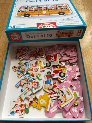 Aprendo a contar del 1 al 10