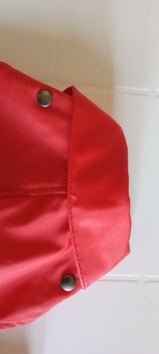 antipioggia rosso per cani taglia toy