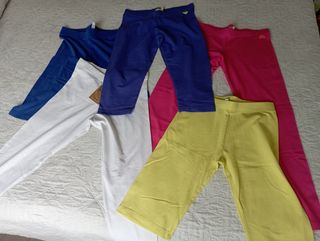 Lote de 5 mallas niña talla 14 años lote