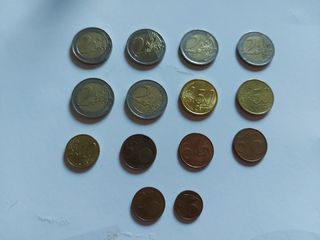 Lotto monete Euro europee