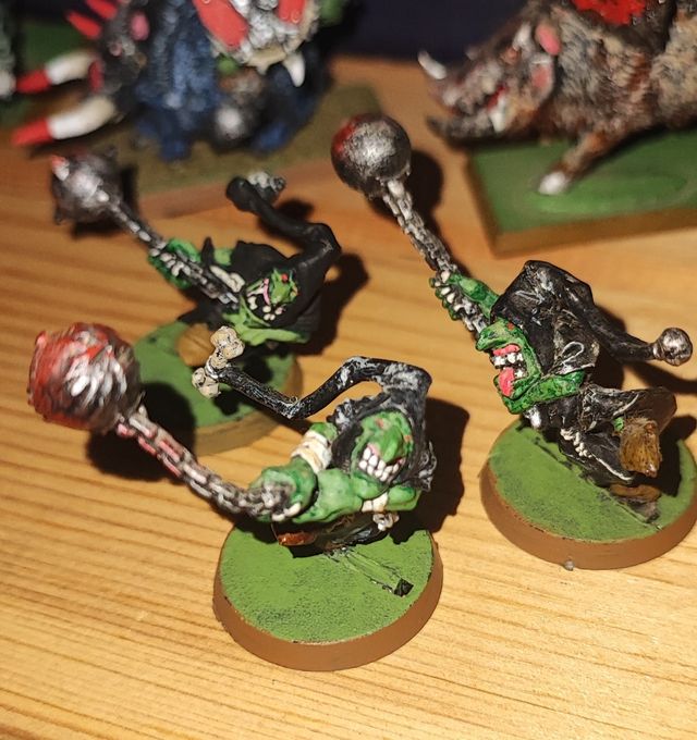 3 Fanáticos Goblins nocturnos Warhammer