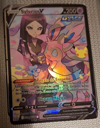 CARTA POKEMON SYLVEON V