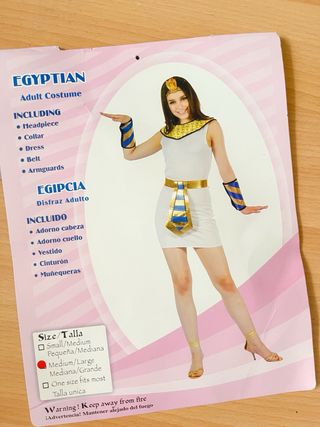 Disfraz egipto mujer