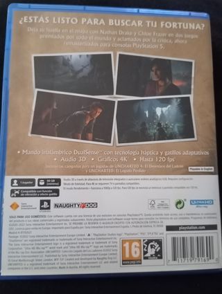 Juego Uncharted  ps5
