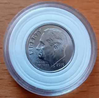 One Dime Año 2016 Ceca P