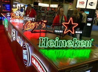 ****Letrero GRANDE HEINEKEN 54cm largo x 35 cm