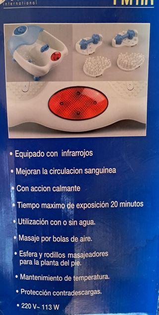 Masajeapies con infrarrojos TeamInternational FM1I