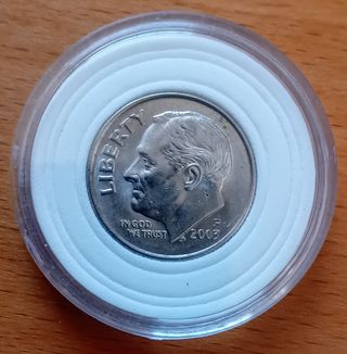 One Dime Año 2003 Ceca P