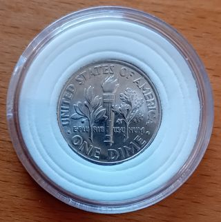 One Dime Año 2003 Ceca P