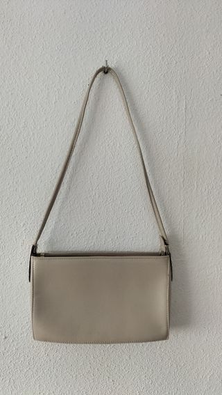 Bolso de mano blanco pálido 