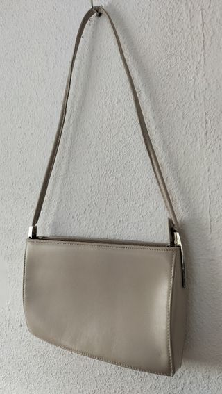 Bolso de mano blanco pálido 